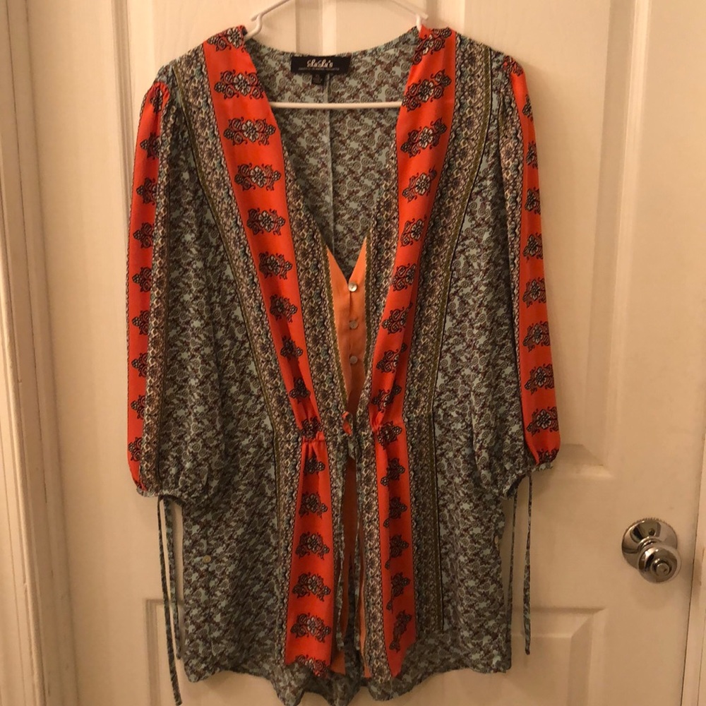 Mid sleeve romper